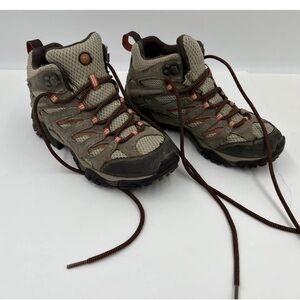 Merrell Moab Bungee 2 Mid Waterproof Vibram Hiking Boots Brown Women’s J88790 8
